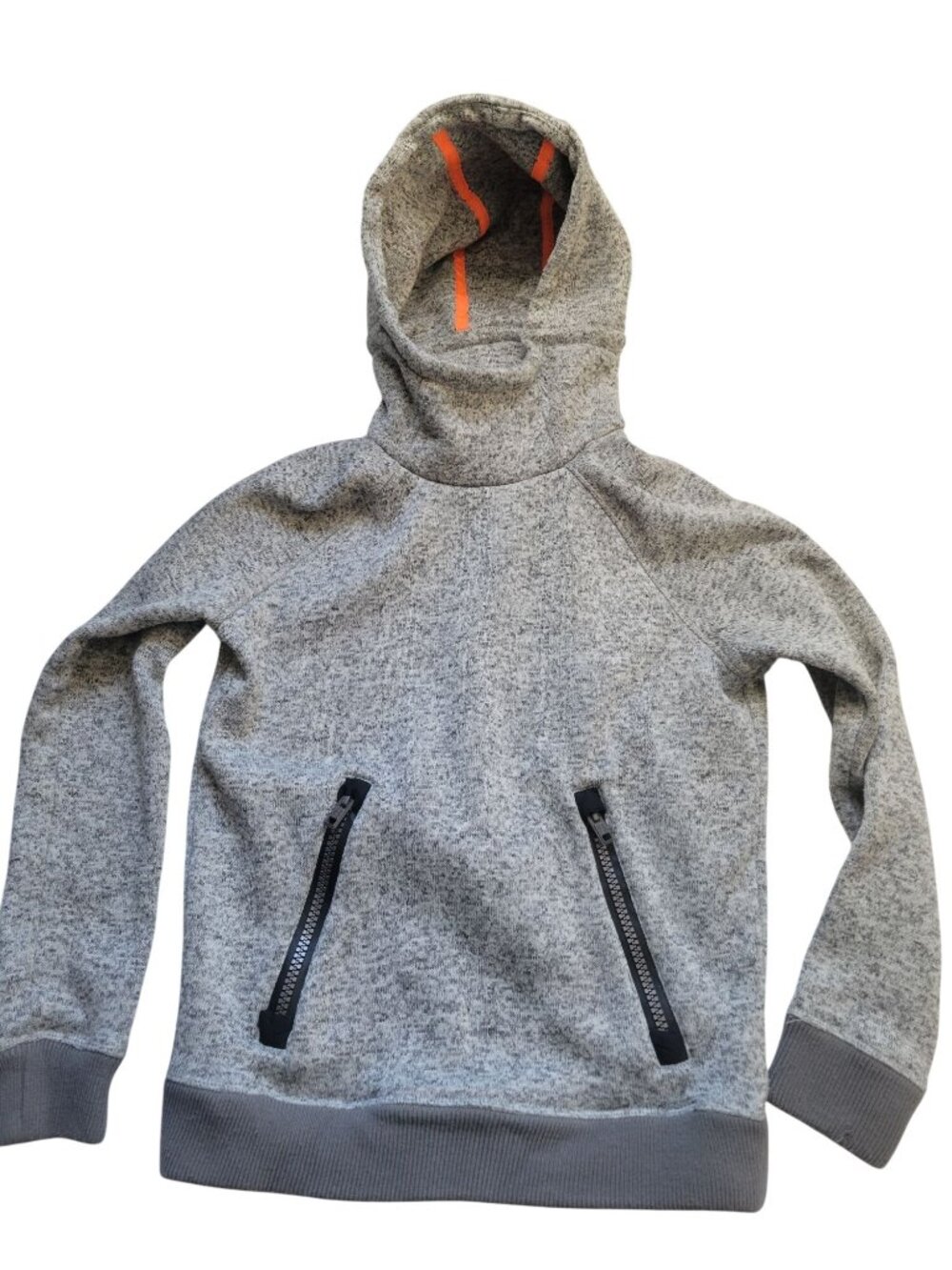 Mens - Gym Tech Funnel Neck Pocket Hoodie in Grey Grit Superdry UK Size M Casual - Picture 2 of 10